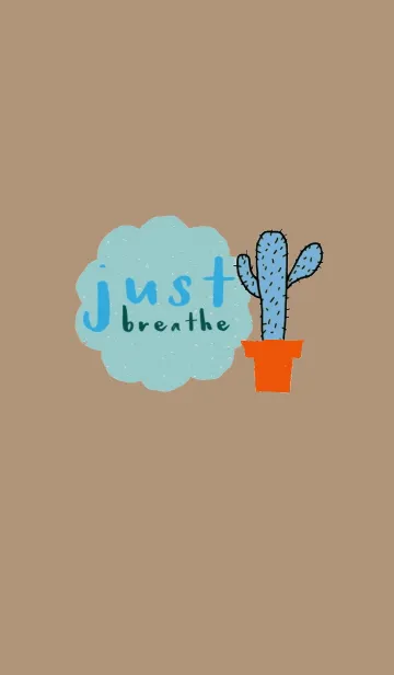 [LINE着せ替え] Cactus, Just breatheの画像1