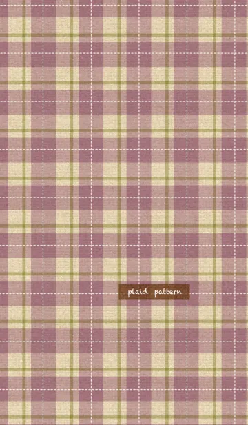 [LINE着せ替え] plaid pattern 6の画像1