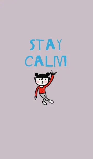 [LINE着せ替え] Som, Stay calm and move on.の画像1