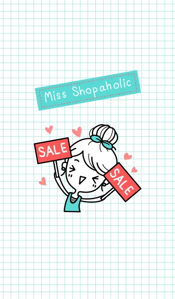 [LINE着せ替え] Miss Shopaholicの画像1