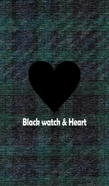 [LINE着せ替え] Black watch ＆ Heart.の画像1