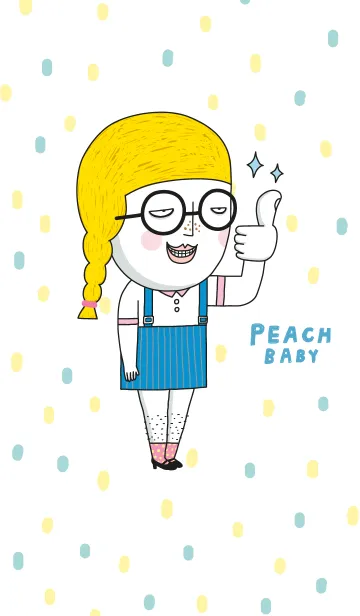 [LINE着せ替え] Peach Baby - blonde sexy babyの画像1