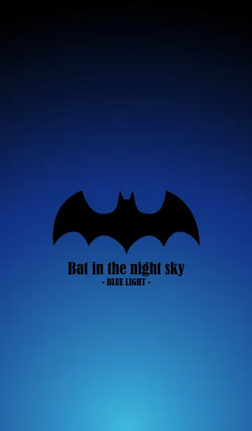 [LINE着せ替え] Bat in the night sky - BLUE LIGHT -の画像1