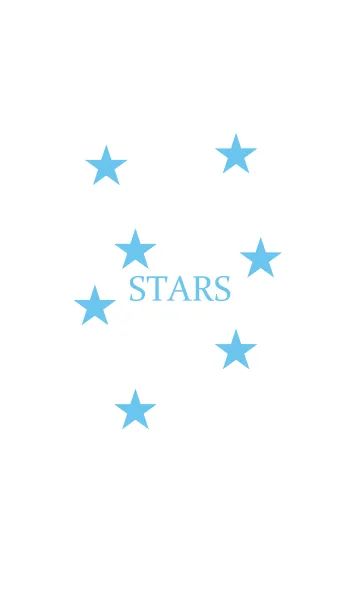 [LINE着せ替え] Stars-Stars-Light-blueの画像1