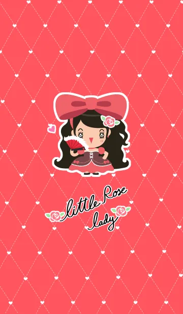 [LINE着せ替え] Little Rose Ladyの画像1