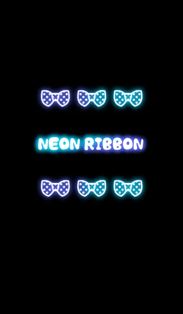 [LINE着せ替え] DREAM NEON RIBBON 4の画像1