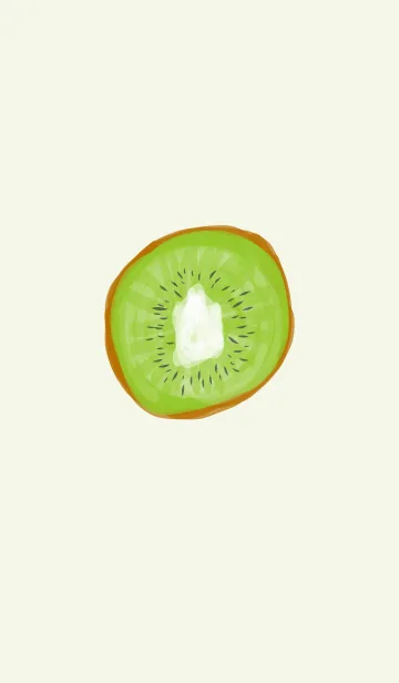 [LINE着せ替え] Sweet Kiwi Yellow ＆ Green Fruit Cuteの画像1