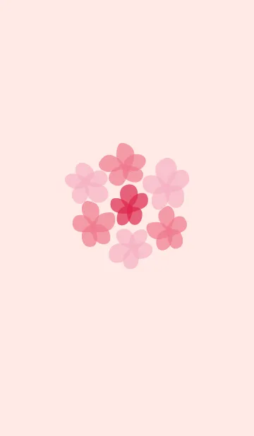 [LINE着せ替え] Cute Pink Flower Blossom, I Love Youの画像1