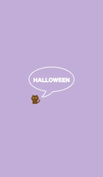 [LINE着せ替え] SIMPLE HALLOWEEN -purple-の画像1