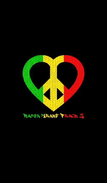 [LINE着せ替え] Rasta Heart Peace 2の画像1