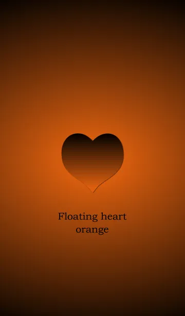 [LINE着せ替え] Floating Heart -orange-.の画像1