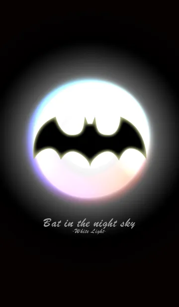 [LINE着せ替え] Bat in the night sky -White Light-の画像1