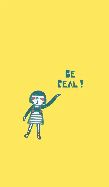 [LINE着せ替え] iYongyee , Be real.の画像1