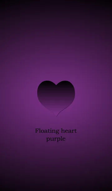 [LINE着せ替え] Floating Heart -purple-.の画像1