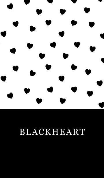 [LINE着せ替え] *BLACK HEART*の画像1