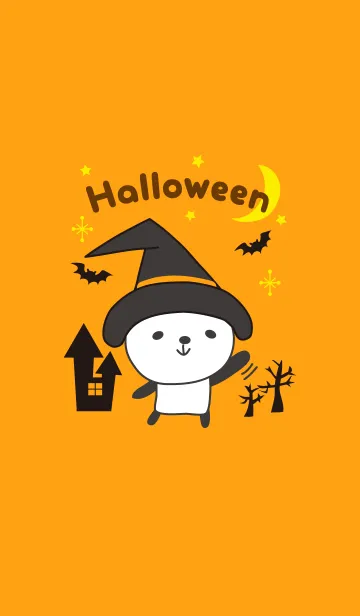 [LINE着せ替え] 大人かわいいハロウィンのパンダの画像1