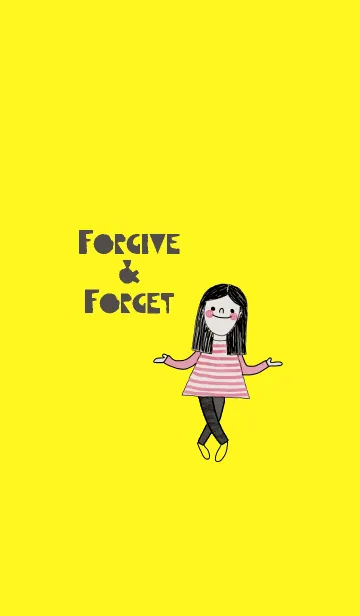 [LINE着せ替え] Nualnapa, Forgive and forget.の画像1