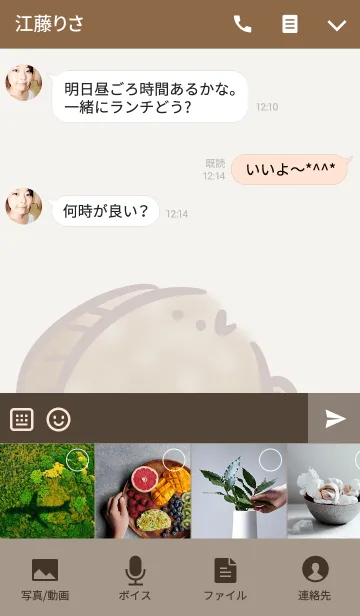 [LINE着せ替え] カレイさんの画像4