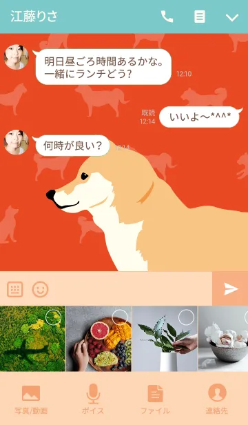 [LINE着せ替え] 犬の日常3の画像4