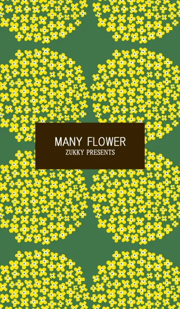 [LINE着せ替え] MANY FLOWER12の画像1