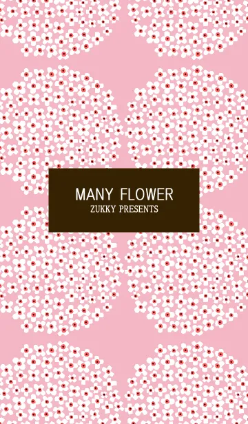 [LINE着せ替え] MANY FLOWER13の画像1