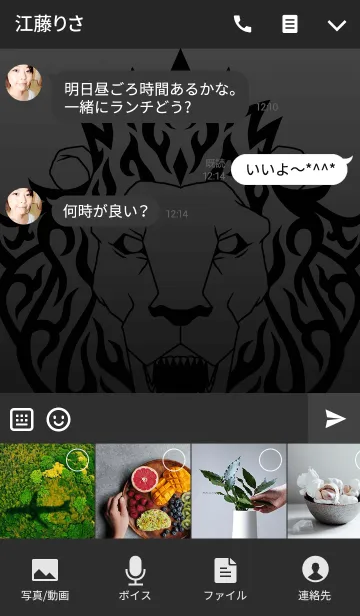 [LINE着せ替え] LIONLION2の画像4