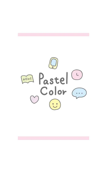 [LINE着せ替え] Cute Pastel Colorの画像1