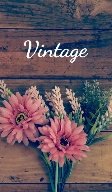 [LINE着せ替え] -Vintage--flower-の画像1