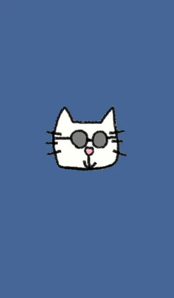 [LINE着せ替え] サングラスをかけたねこの画像1