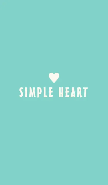 [LINE着せ替え] *SIMPLE HEART* MINTの画像1