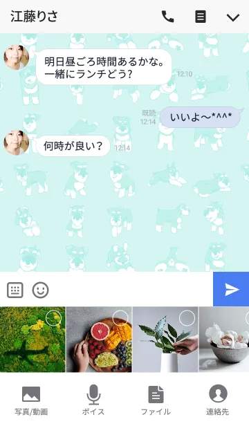 [LINE着せ替え] シュナのニック 着せかえ 2の画像4