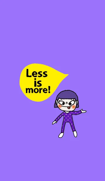 [LINE着せ替え] Win, less is more.の画像1