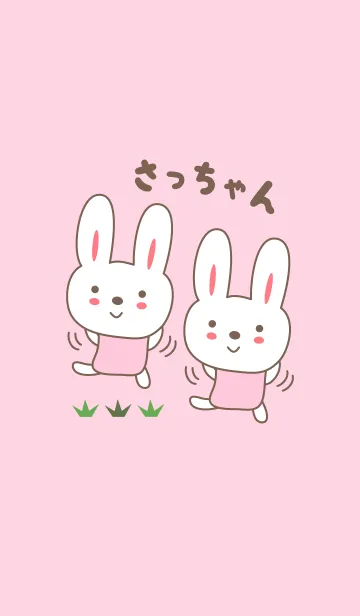 [LINE着せ替え] さっちゃんうさぎの着せ替え for Sacchanの画像1