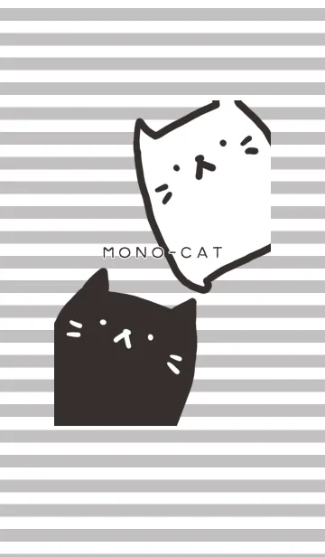 [LINE着せ替え] MONO-CAT×Borderの画像1