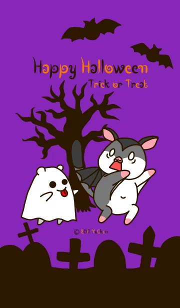 [LINE着せ替え] Pu Chu-Halloween 2017の画像1