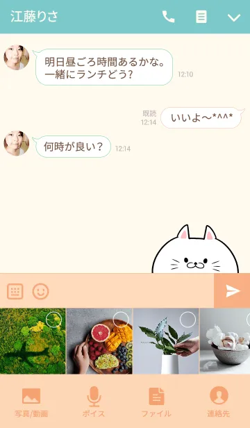 [LINE着せ替え] いとちゃん専用かわいいネコの名前着せかえの画像4