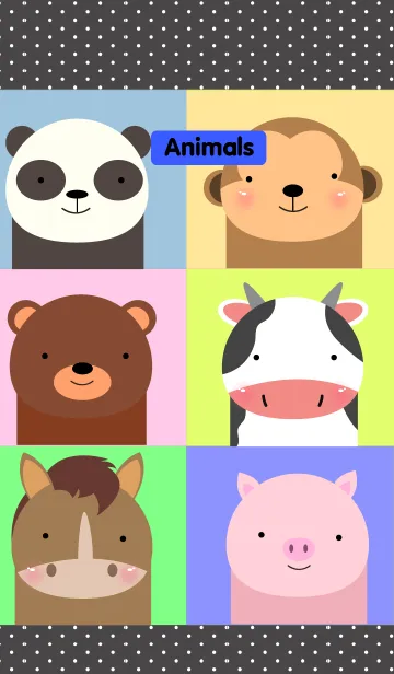 [LINE着せ替え] Animals and Friend Theme (JP)の画像1