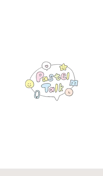 [LINE着せ替え] Pastel Talkの画像1