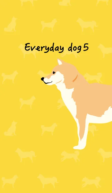 [LINE着せ替え] 犬の日常5！の画像1