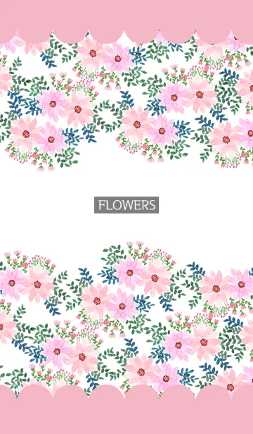 [LINE着せ替え] water color flowers_357の画像1