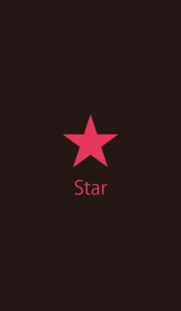 [LINE着せ替え] Black-PinkStar-Themeの画像1