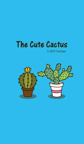 [LINE着せ替え] The Cute Cactusの画像1