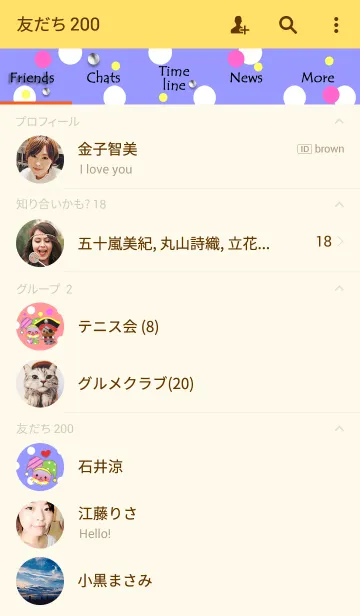 [LINE着せ替え] うさぎの日々(ピエロ)の画像2