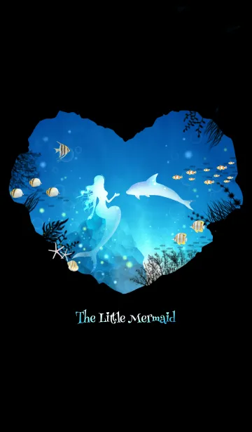 [LINE着せ替え] The Little Mermaid イルカのほのかな恋心の画像1