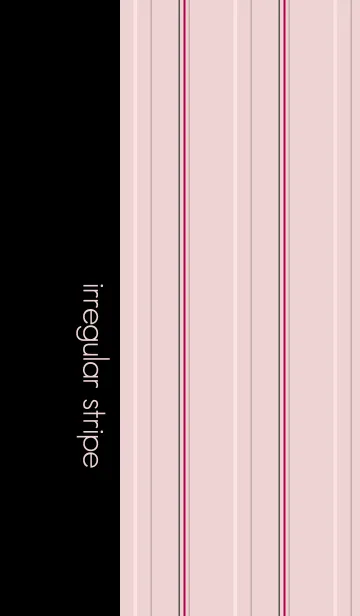 [LINE着せ替え] irregular stripe pink-beigeの画像1