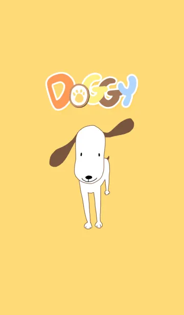 [LINE着せ替え] Happy Doggyの画像1