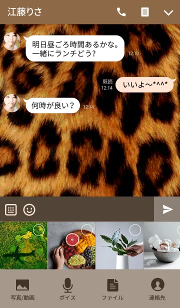 [LINE着せ替え] Leopard × Leopardの画像4