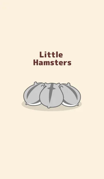 [LINE着せ替え] Little Hamstersの画像1