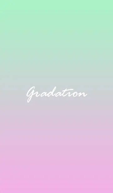 [LINE着せ替え] Gradation Purple＆Greenの画像1