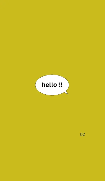 [LINE着せ替え] Hello！！ -02-の画像1